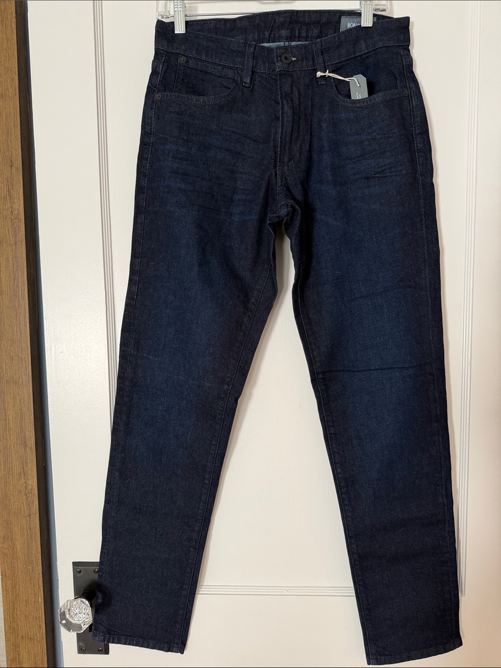 Bonobos Slim Straight Jeans in Dark Indigo 29x32